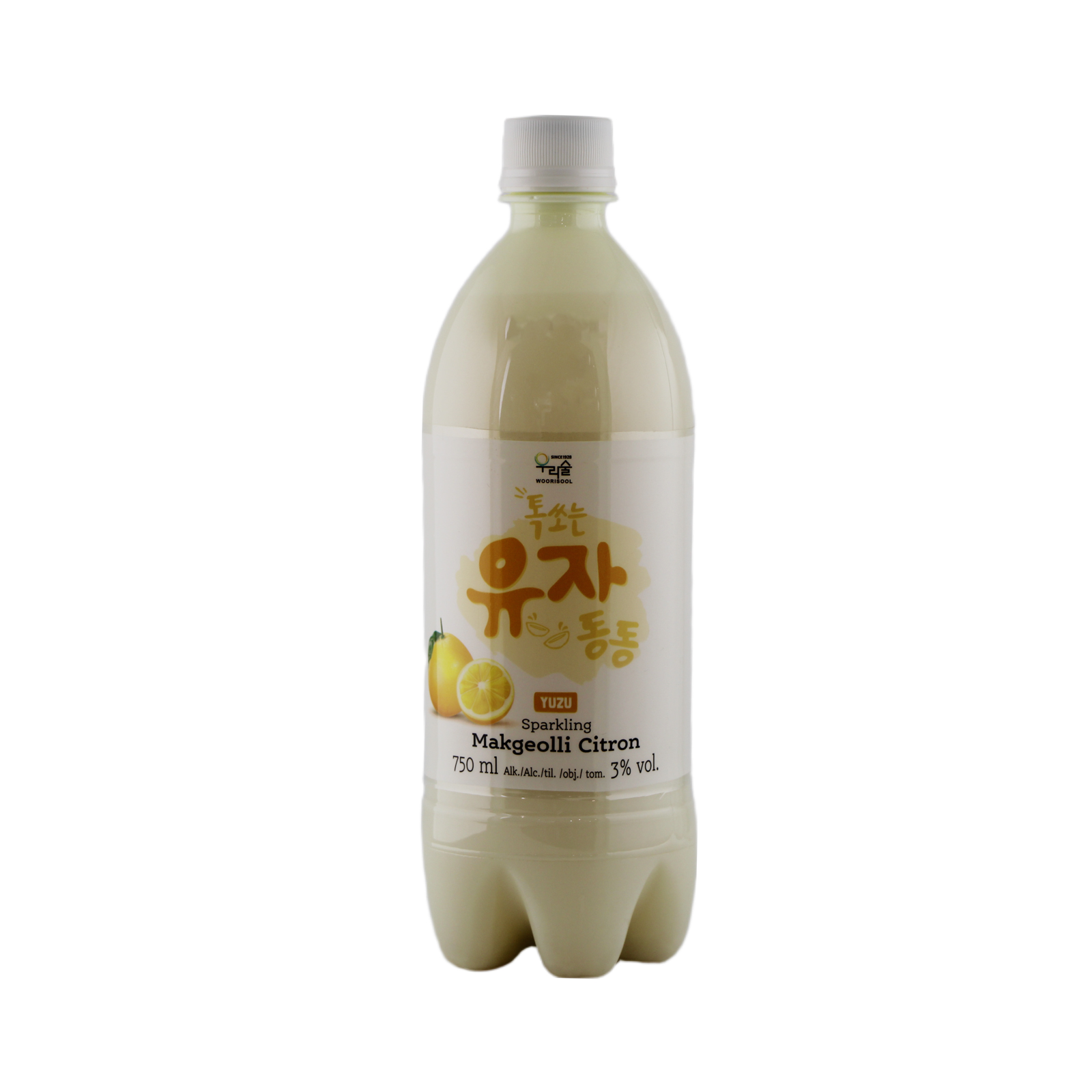 Makgeolli Sparkling Citron Alc 3% 750ml