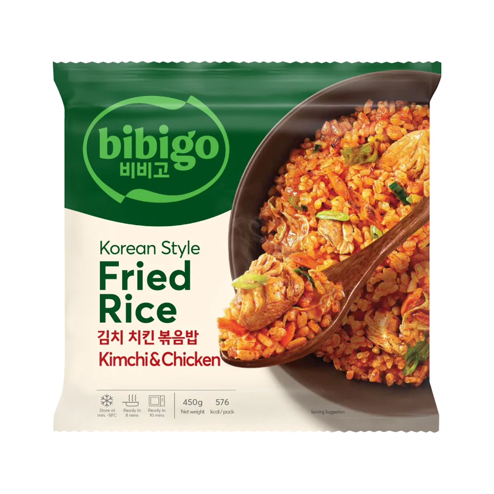 Korean Style Fried Rice Kimchi & Chicken  450gr