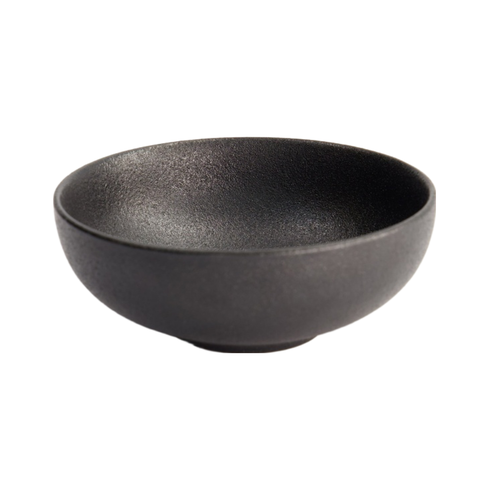 Yuzu Black Round Bowl 11.1x4.4cm 1pc