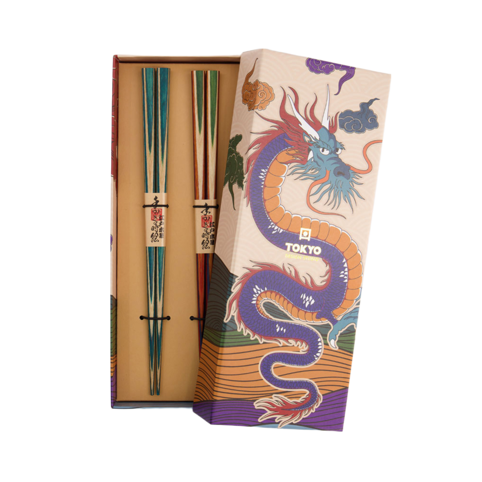 Chopstick Giftset/2 Dragon 1set